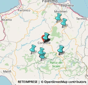 Mappa 90034 Corleone PA, Italia (9.28417)