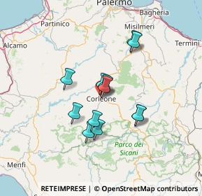 Mappa 90034 Corleone PA, Italia (11.72333)