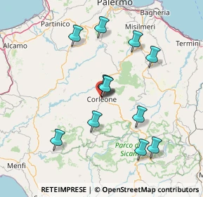 Mappa 90034 Corleone PA, Italia (15.32583)