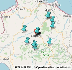 Mappa SP80, 90034 Corleone PA, Italia (9.13688)