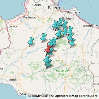Mappa SP80, 90034 Corleone PA, Italia (11.87)
