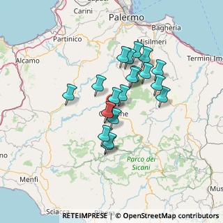 Mappa Via Enna, 90034 Corleone PA, Italia (11.8845)