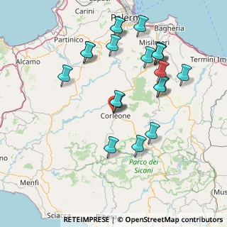 Mappa Via Enna, 90034 Corleone PA, Italia (18.082)