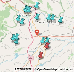 Mappa SS 534, 87012 Castrovillari CS (9.6245)