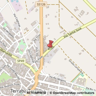 Mappa Viale Arturo Toscanini, 6, 09098 Terralba, Oristano (Sardegna)