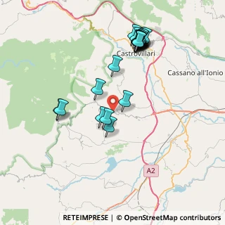 Mappa Via Don Milani, 87010 Firmo CS, Italia (8.63)