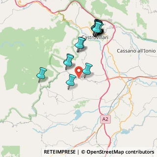 Mappa Via Don Milani, 87010 Firmo CS, Italia (8.759)