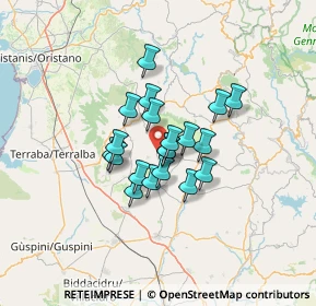 Mappa Via Santamargherita, 09090 Baradili OR, Italia (9.5915)