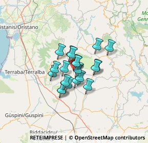 Mappa Via Santamargherita, 09090 Baradili OR, Italia (8.6545)