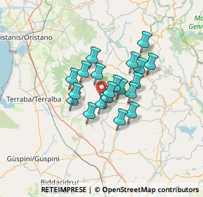 Mappa Via Santamargherita, 09090 Baradili OR, Italia (9.693)