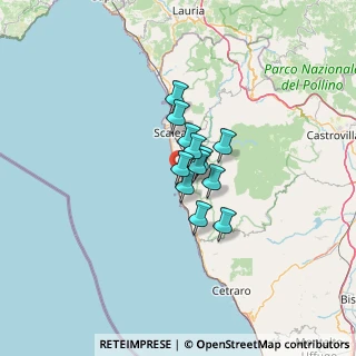 Mappa SS 18 Tirrena Inferiore, 87020 Grisolia CS, Italia (7.50333)