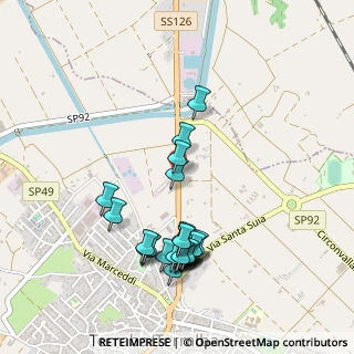 Mappa Km. 113.500 Strada Statale 126, 09098 Terralba OR, Italia (0.53214)
