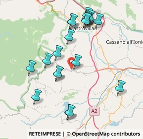 Mappa 87010 Firmo CS, Italia (9.003)