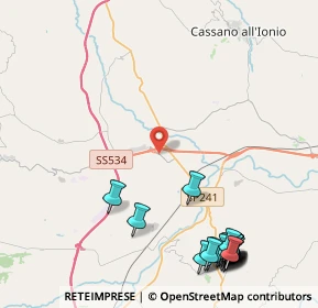 Mappa Zona Ind.le Cammarata, 87019 Spezzano albanese CS, Italia (6.5475)