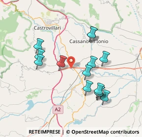 Mappa Zona Ind.le Cammarata, 87019 Spezzano albanese CS, Italia (7.74857)