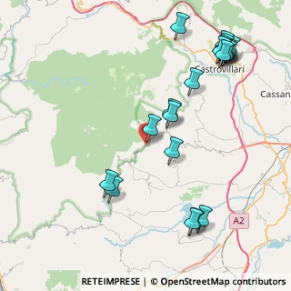 Mappa Via Skanderbeg, 87010 Acquaformosa CS, Italia (10.939)