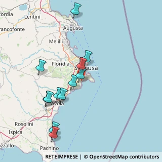 Mappa 96100 Arenella SR, Italia (17.35083)
