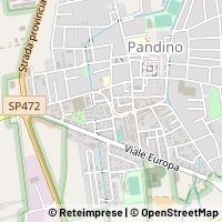 Mapa Pandino