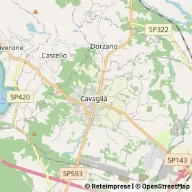 Mappa Cavaglià