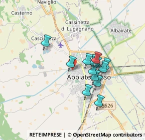 Mappa Vicolo D'Azeglio, 20081 Abbiategrasso MI, Italia (1.36077)