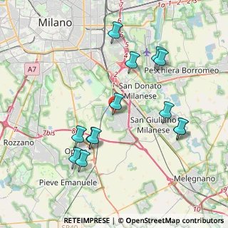 Mappa Via Bolsena, 20098 San Giuliano Milanese MI, Italia (4.04692)