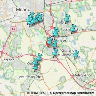 Mappa Via Bolsena, 20098 San Giuliano Milanese MI, Italia (4.018)