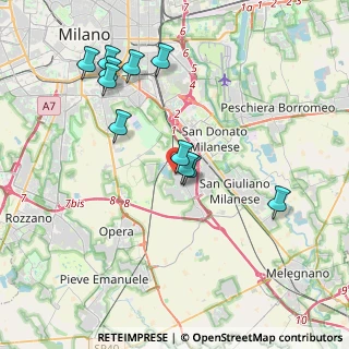 Mappa Via Bolsena, 20098 San Giuliano Milanese MI, Italia (3.89455)