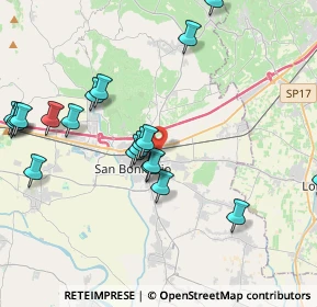 Mappa Via Benedetto Croce, 37047 San Bonifacio VR, Italia (4.4515)