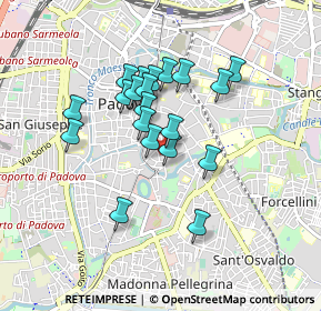 Mappa Via Bartolomeo Bellano, 35123 Padova PD, Italia (0.702)