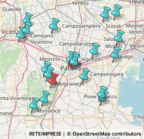 Mappa Via Bartolomeo Bellano, 35123 Padova PD, Italia (16.421)