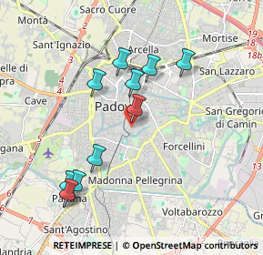 Mappa Via Bartolomeo Bellano, 35123 Padova PD, Italia (1.91818)
