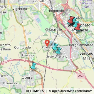 Mappa Via Don Lorenzo Milani, 20097 San Donato Milanese MI, Italia (2.56923)