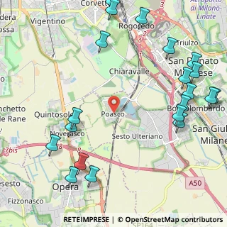 Mappa Via Don Lorenzo Milani, 20097 San Donato Milanese MI, Italia (2.8945)