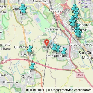 Mappa Via Don Lorenzo Milani, 20097 San Donato Milanese MI, Italia (2.80737)