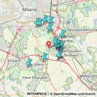 Mappa Via Don Lorenzo Milani, 20097 San Donato Milanese MI, Italia (2.7675)