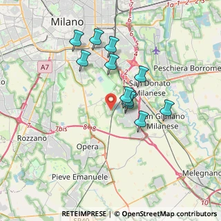 Mappa Via Don Lorenzo Milani, 20097 San Donato Milanese MI, Italia (3.07455)