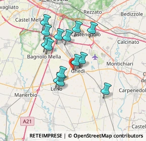 Mappa Via Europa, 25016 Ghedi BS, Italia (6.10714)