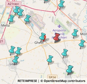 Mappa Via Francesco Petrarca, 25016 Ghedi BS, Italia (5.3265)