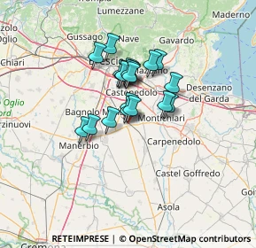 Mappa Via F. Petrarca, 25016 Ghedi BS, Italia (8.8955)