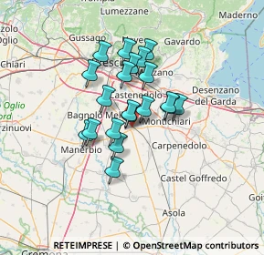 Mappa Via Francesco Petrarca, 25016 Ghedi BS, Italia (9.7015)