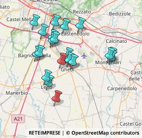 Mappa Via F. Petrarca, 25016 Ghedi BS, Italia (6.718)