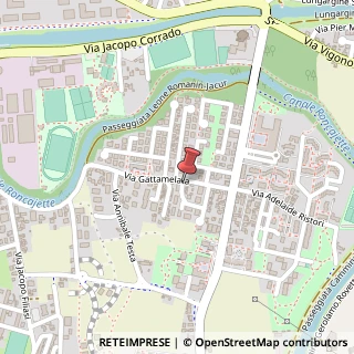 Mappa Via Gattamelata, 108, 35128 Padova, Padova (Veneto)
