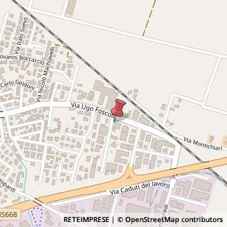 Mappa Via U. Foscolo, 64, 25016 Ghedi, Brescia (Lombardia)