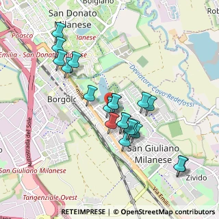 Mappa Via Gioacchino Rossini, 20098 San Giuliano Milanese MI, Italia (0.8565)