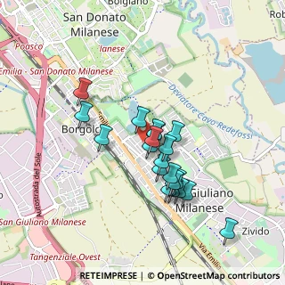 Mappa Via Gioacchino Rossini, 20098 San Giuliano Milanese MI, Italia (0.732)