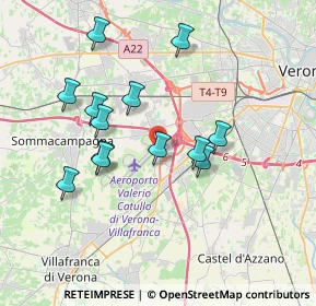 Mappa Via Paolo Bembo, 37066 Dossobuono VR, Italia (3.38769)