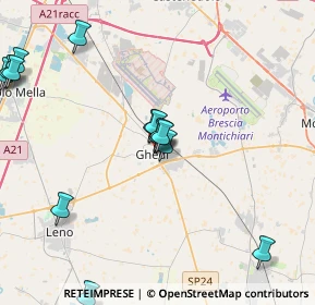 Mappa Via Cavour, 25016 Ghedi BS, Italia (5.6385)