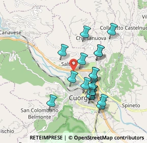 Mappa Via Pont Canavese, 10082 Cuorgnè TO, Italia (1.56941)