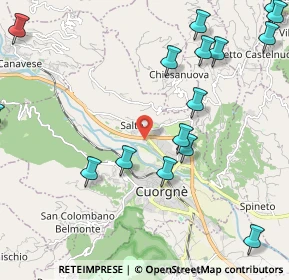 Mappa Via Pont Canavese, 10082 Cuorgnè TO, Italia (3.034)