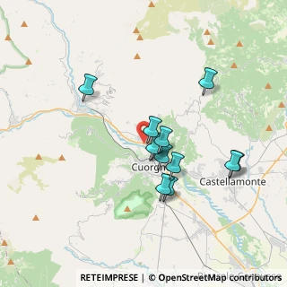 Mappa Via Pont Canavese, 10082 Cuorgnè TO, Italia (2.97667)